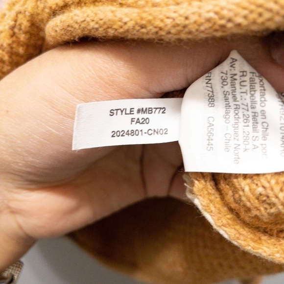 Madewell  Striped Roll-Trim Waffle Pullover Sweater - Picture 7 of 7